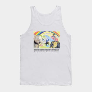 Chimp and Elephant Car Wash Tank Top